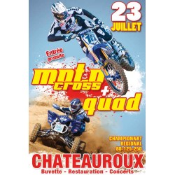Affiche motocross quad 4