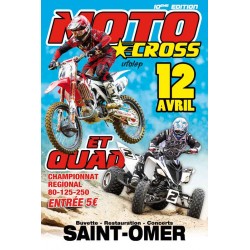 Affiche motocross quad 1