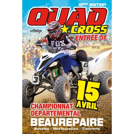 Affiche Quad cross 1