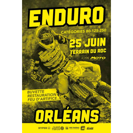 Tracts A5 Jaune Sport ENDURO