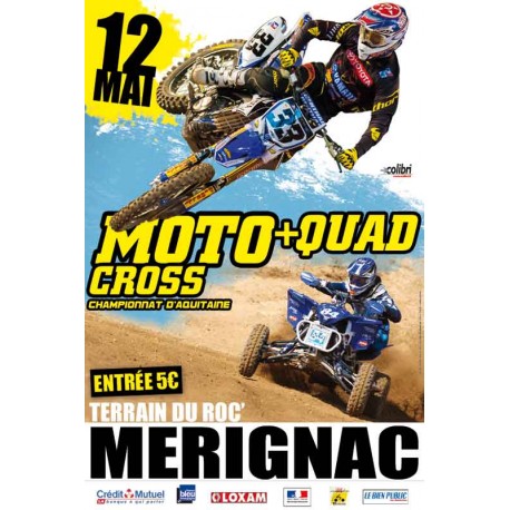 Affiche motocross quad 6