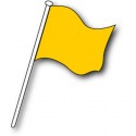 Drapeau commissaire Jaune